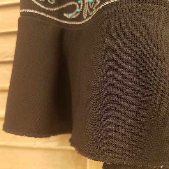 •~Gypsy Bohemian Embroidered Skirt~• - Picture 6 of 9